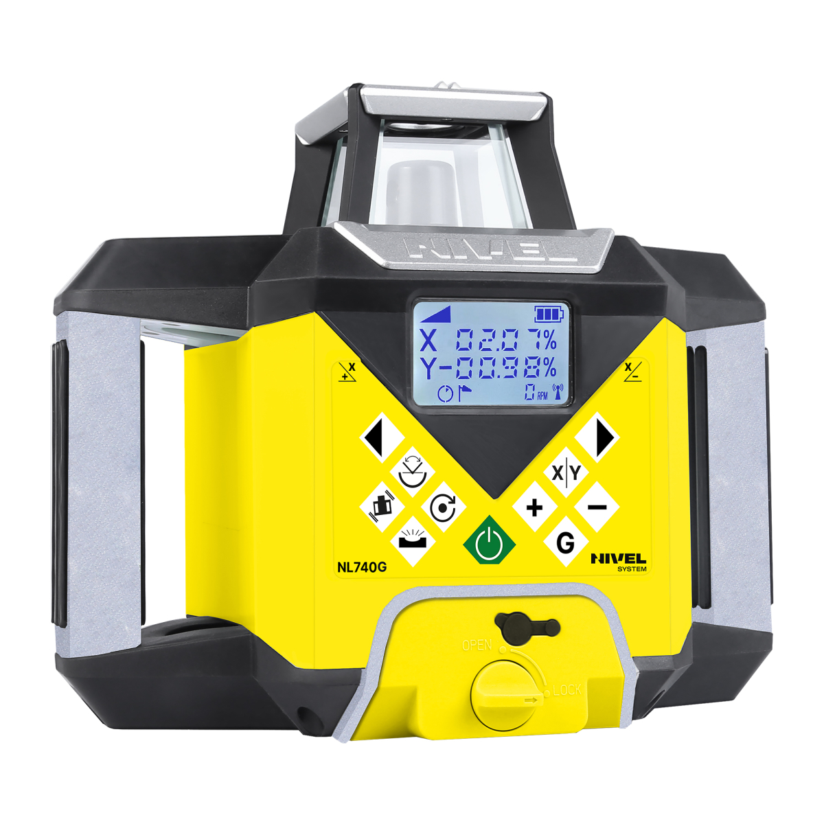 Нівелір лазерний ротаційний Nivel System NL740G Digital
