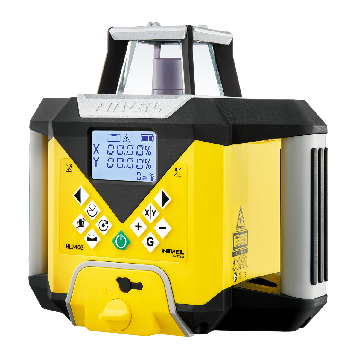 Нівелір лазерний ротаційний Nivel System NL740G Digital