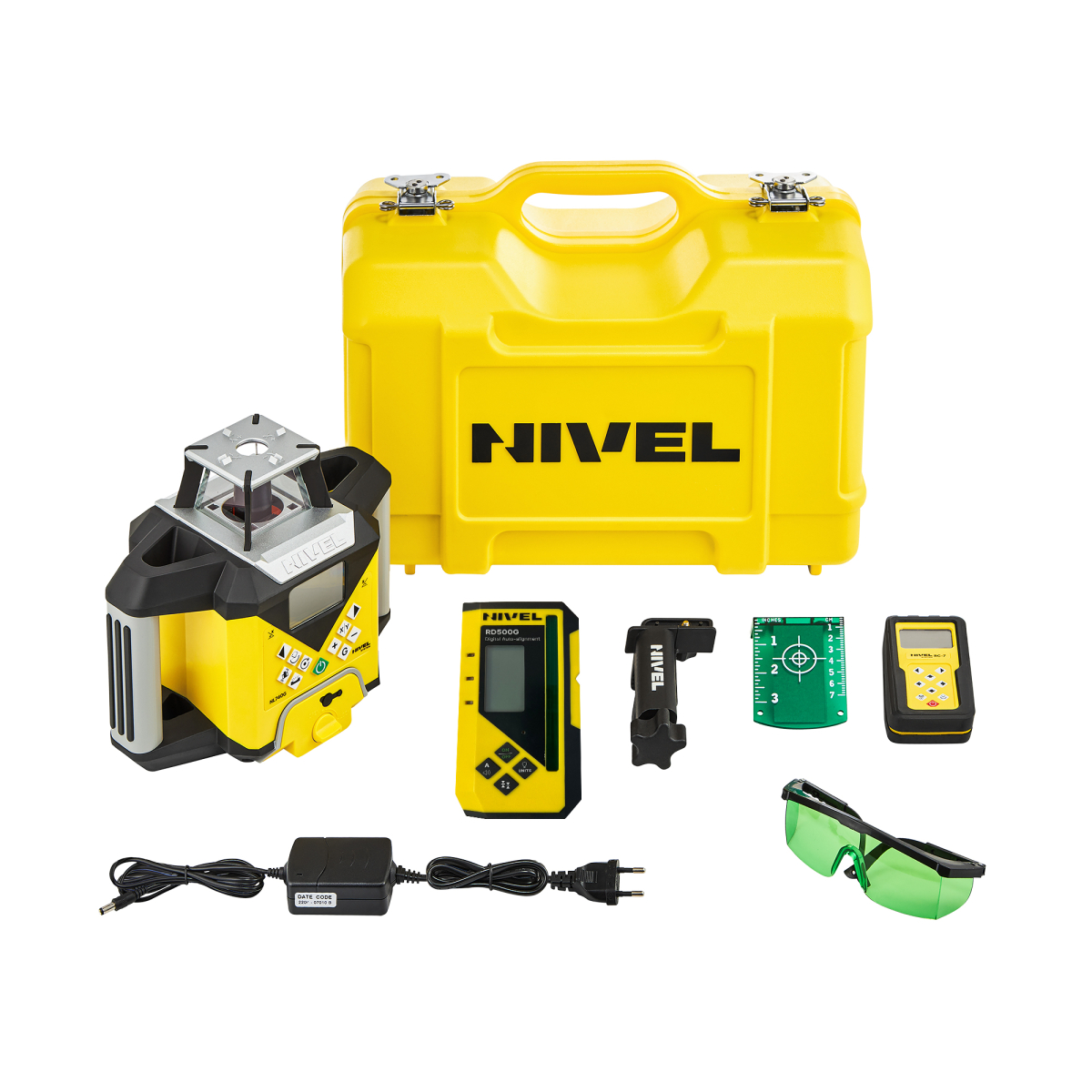 Нівелір лазерний ротаційний Nivel System NL740G Digital