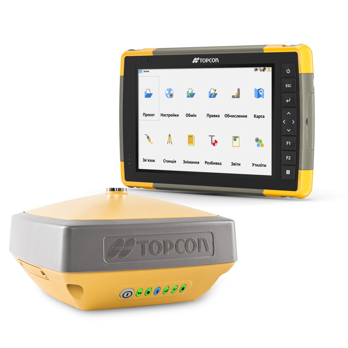 TOPCON HiPer VR - Комплект RTK з контролером FC-6400 та TOPCON Field