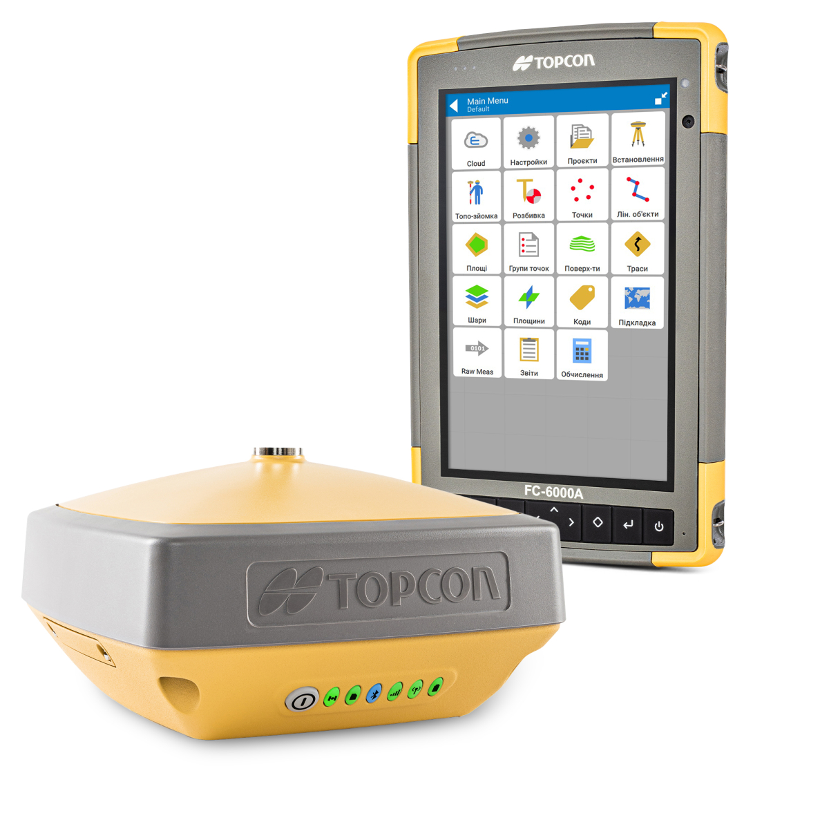 TOPCON HiPer VR - Комплект RTK з контролером FC-6000A та TOPCON Field Mobile