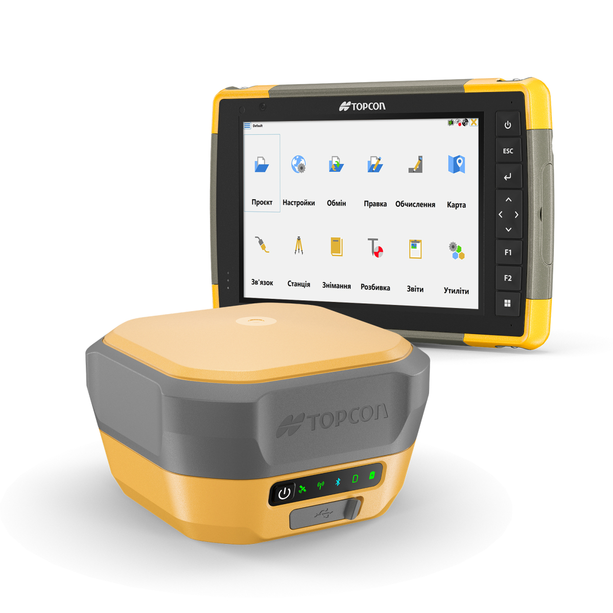 TOPCON HiPer XR - Комплект RTK з контролером FC-6400 та TOPCON Field